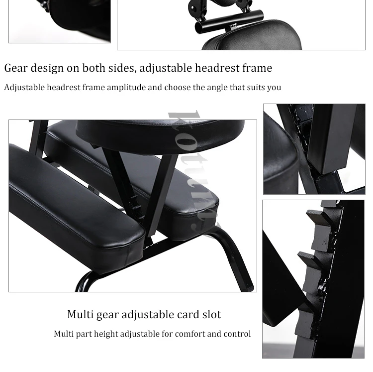 Foldable Massage Tattoo Chair Portable Leather Pad Massage Chair Fashion Salon Beauty Furniture