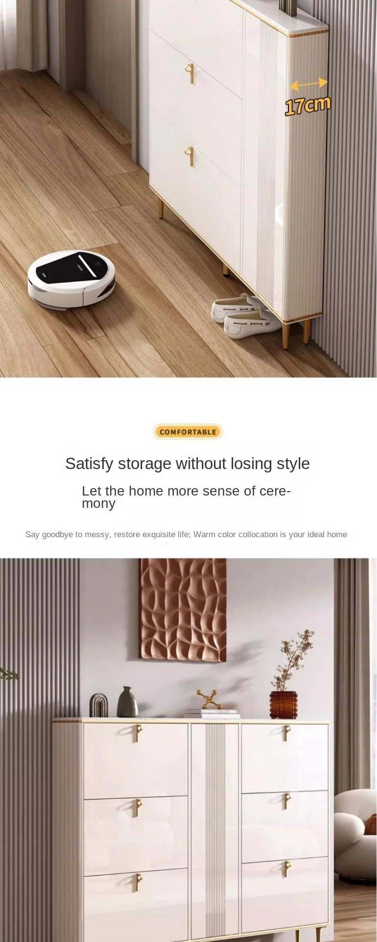 Entrance Doorway Shoe Cabinet Ultra Thin Hallway Display Storage Shoe Rack Organizer Design Armario De Zapatos Furniture Home