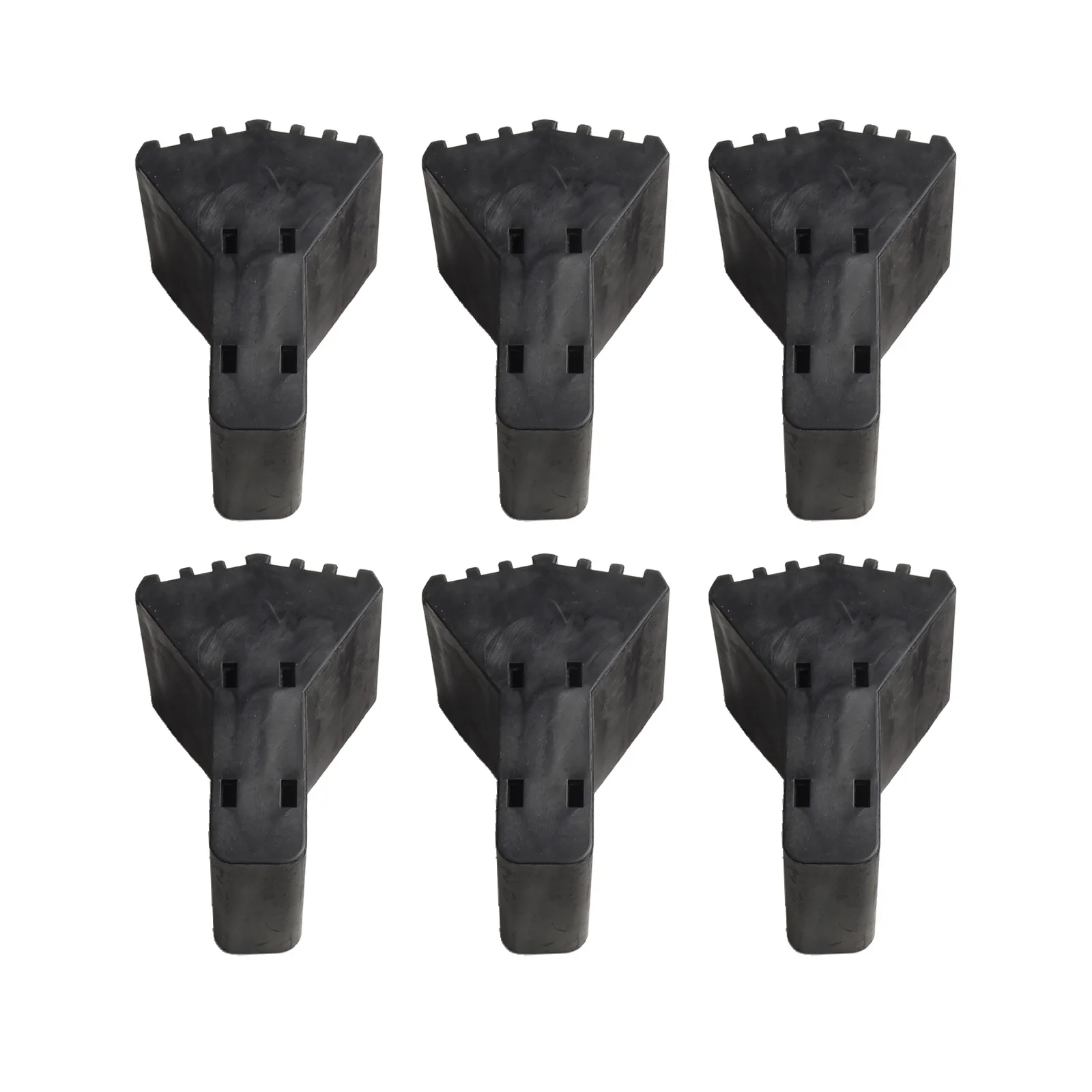 4pc/6Pc Ladder Feet Rubber Folding Ladder Leg Feet Pads Non-slip Foot Covers Ladder Foot Cover Engineering Ladder Lift Accessory