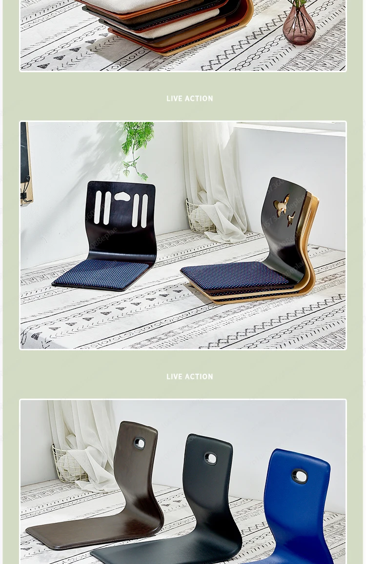 YY Chair Design Zaisu Legless Chair Furniture Japan Living Room Tatami Floor Legless Chair Wholesale