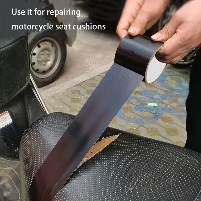 Black Tape Leather Repair Furniture Sofa Table Chair Pipeline Car Cushion Car Leather Chair Sofa Repair Tape