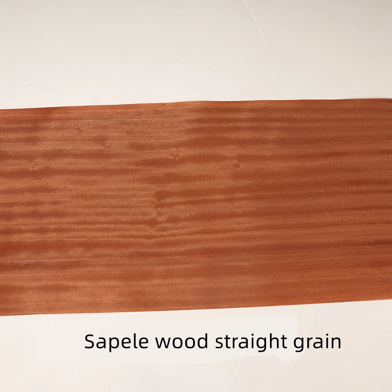 Self-adhesive Natural Wood Veneer for Furniture DIY Cupboard Door Repair, Walnut Sapele Grain Furniture Veneer 20*250cm(W*L)