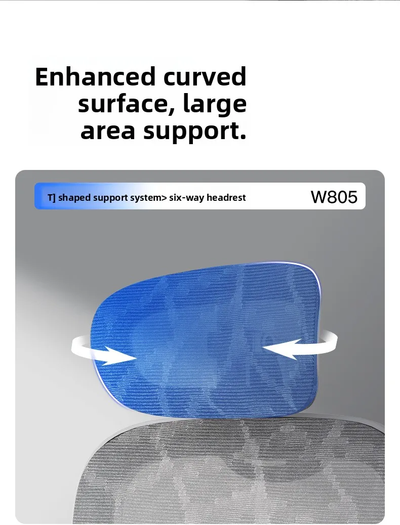 UVR Mesh Office Chair Home Ergonomic Design Backrest Armrest Stool Home Games Athletic Chair Reclining Boss Chair Furniture