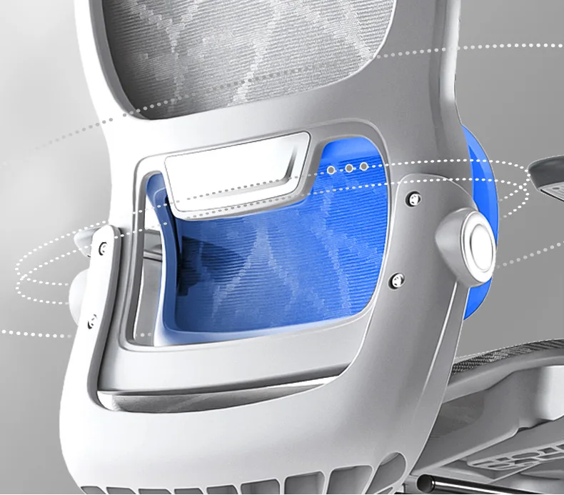 UVR Mesh Office Chair Home Ergonomic Design Backrest Armrest Stool Home Games Athletic Chair Reclining Boss Chair Furniture