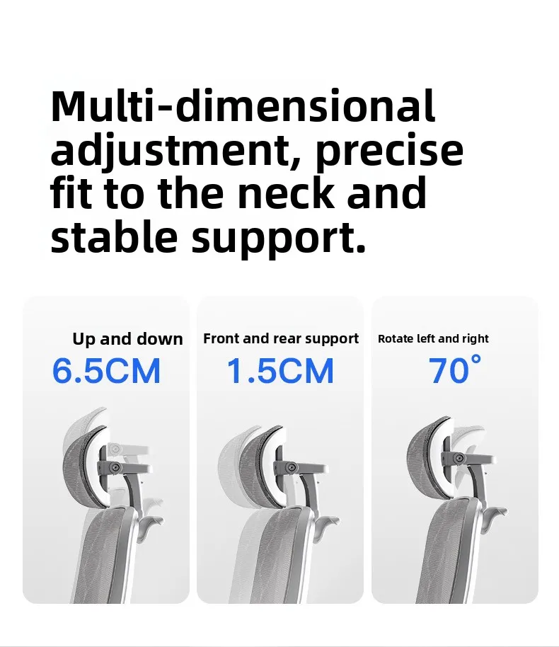 UVR Mesh Office Chair Home Ergonomic Design Backrest Armrest Stool Home Games Athletic Chair Reclining Boss Chair Furniture