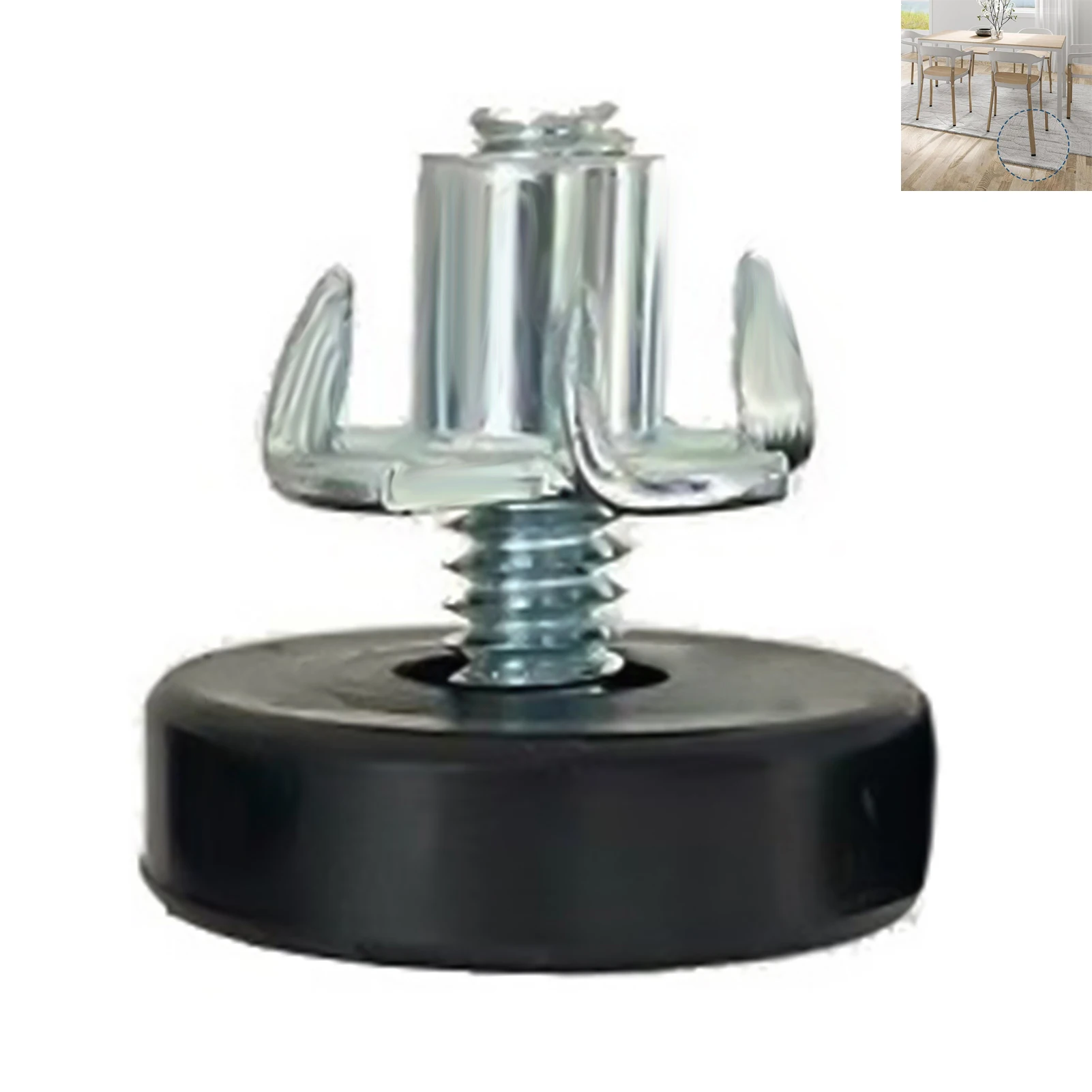 24/16/12/8pcs T-Shaped Furniture Leveler Heavy Duty Threaded Levelers Furniture Legs for Table Chair Cabinet Accessories