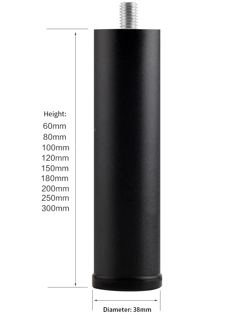furniture height adjustment foot cabinet support feet M8 M6 M10 leveling sofa feet table feet fridge legs for washing machine
