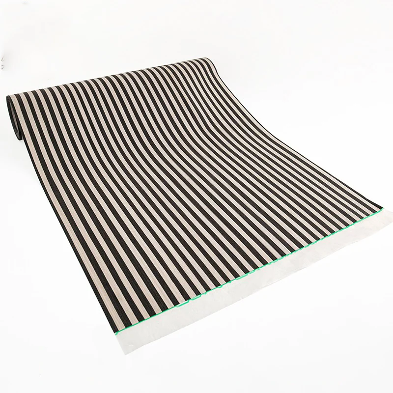 58x250cm Black and White Striped Engineered Wood Veneer Furniture Renovation Wall Paneling DIY Crafts Decorative Surface Sheets