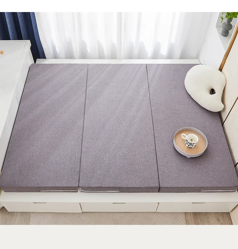 Japanese Latex Floor Mattress Thick Memory Foam Tatami Single Sleeping Topper Foldable Bed for Comfortable Rest
