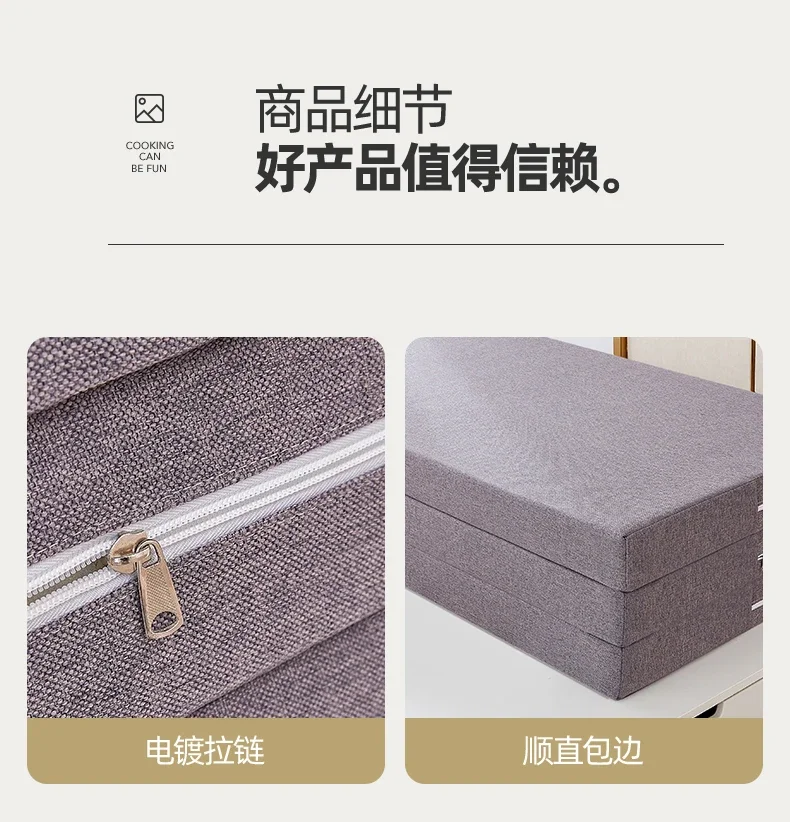Japanese Latex Floor Mattress Thick Memory Foam Tatami Single Sleeping Topper Foldable Bed for Comfortable Rest