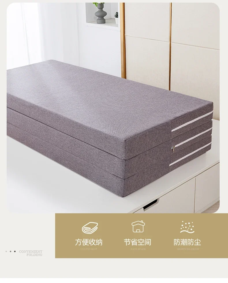 Japanese Latex Floor Mattress Thick Memory Foam Tatami Single Sleeping Topper Foldable Bed for Comfortable Rest