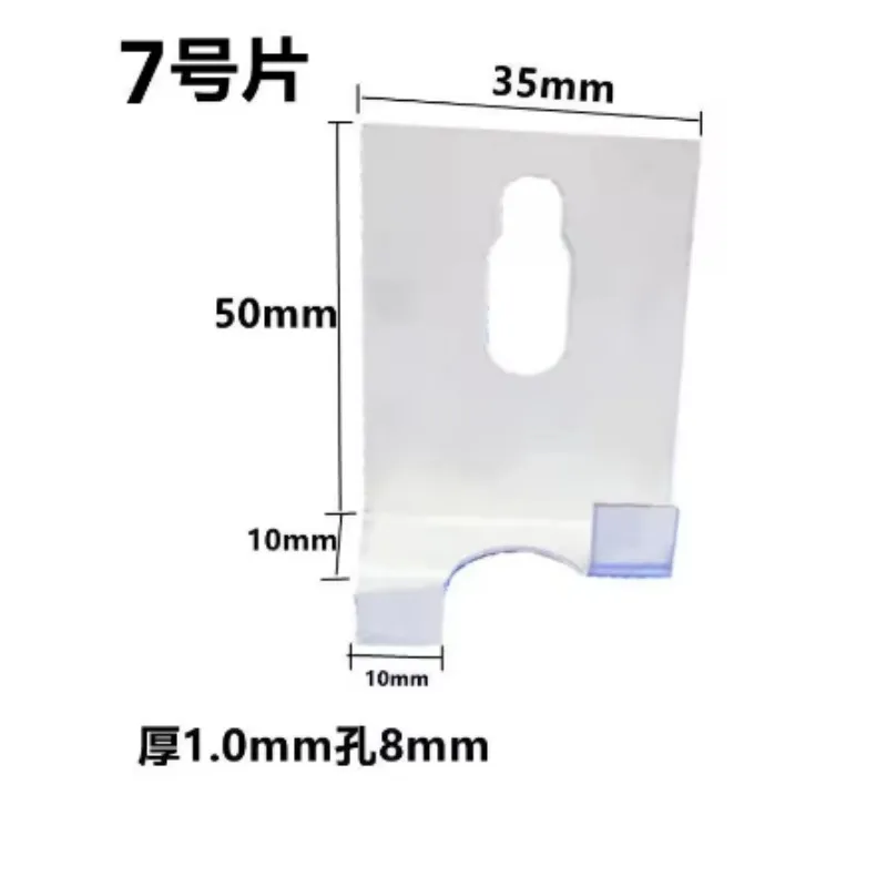 50pcs Stainless Steel Wall Tile Bracket Wall Dry Hanging Fastener Marble Advertising Board Hook Home Fixed Hardware Accessories