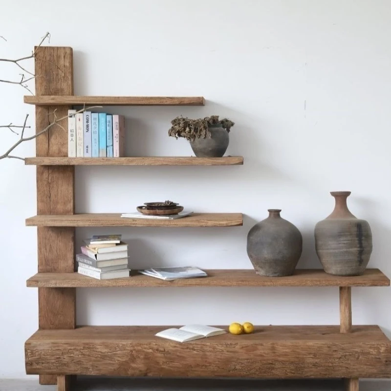 Elm Silent Wind Creative Multi-layer Desktop Bogu Shelf Shelf
