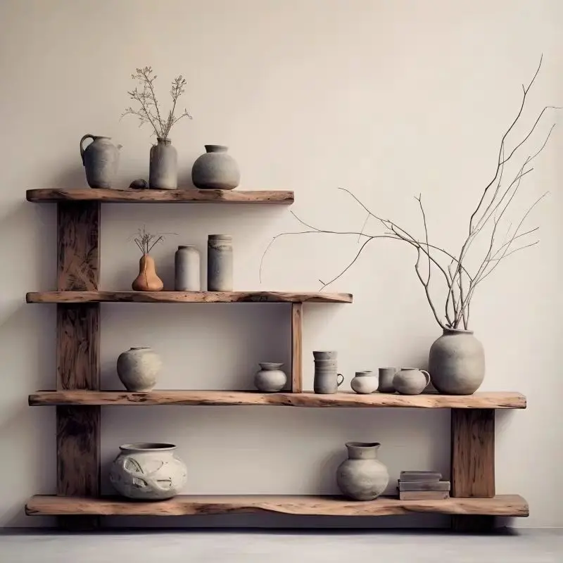 Elm Silent Wind Creative Multi-layer Desktop Bogu Shelf Shelf