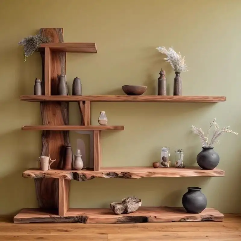 Elm Silent Wind Creative Multi-layer Desktop Bogu Shelf Shelf