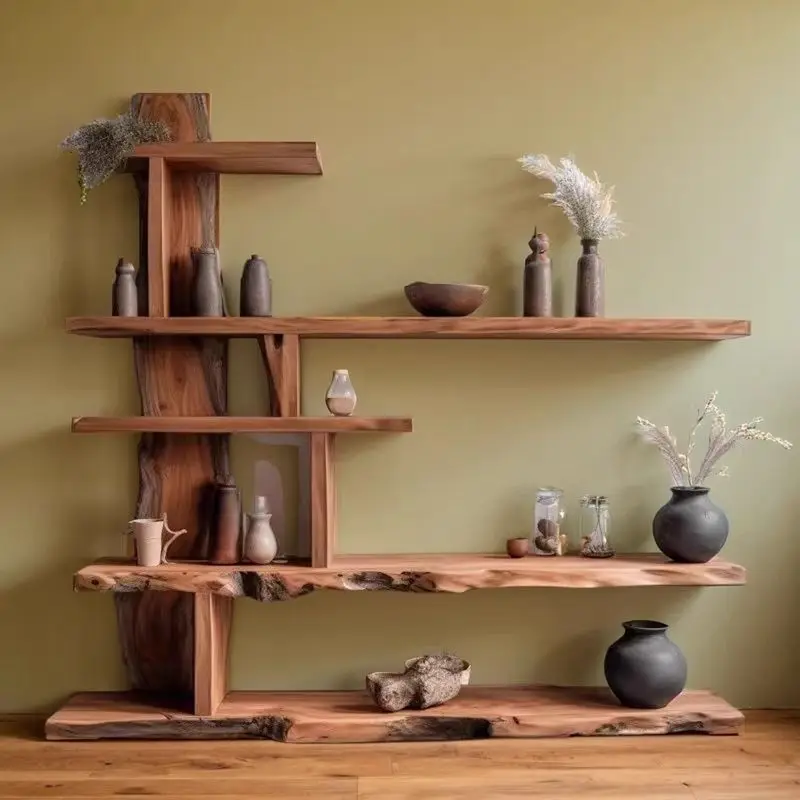 Elm Silent Wind Creative Multi-layer Desktop Bogu Shelf Shelf