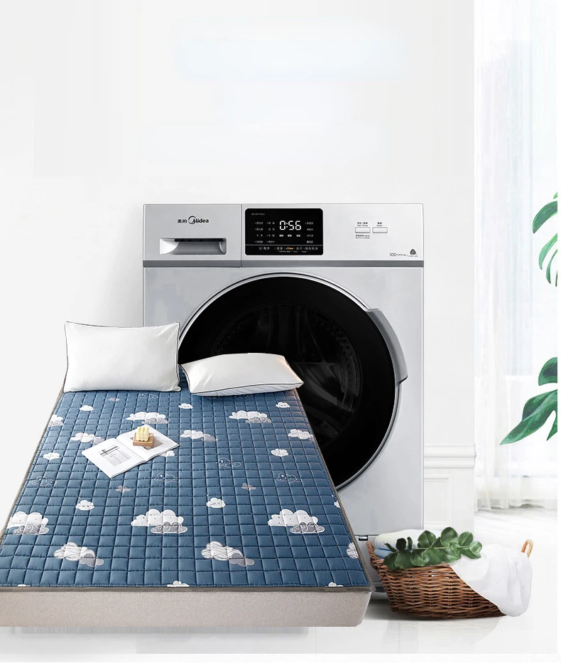 Ultra-Soft Foldable Cotton Mattress, Breathable Anti Tatami Mat, Student Dormitory, Single, Double, King Size Bed, Household