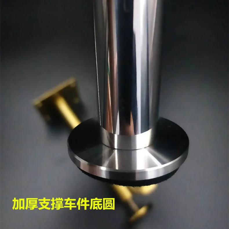 Stainless Steel Columniform Gold Sofa Leg Adjustable Furniture Foot Hardware Silver Color Metal Support Cabinet Feet 21cm/30cm