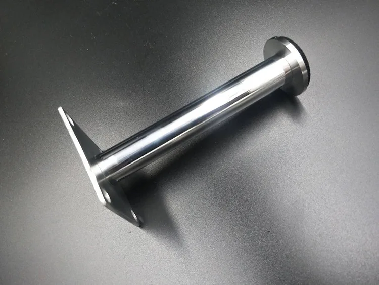 Stainless Steel Columniform Gold Sofa Leg Adjustable Furniture Foot Hardware Silver Color Metal Support Cabinet Feet 21cm/30cm