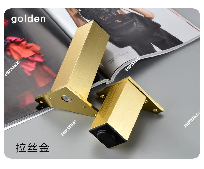 Adjustable Square Cabinet Feet Aluminum Furniture Feet Cabinet Feet Coffee Table Feet Pillar Bathroom Cabinet Support Feet