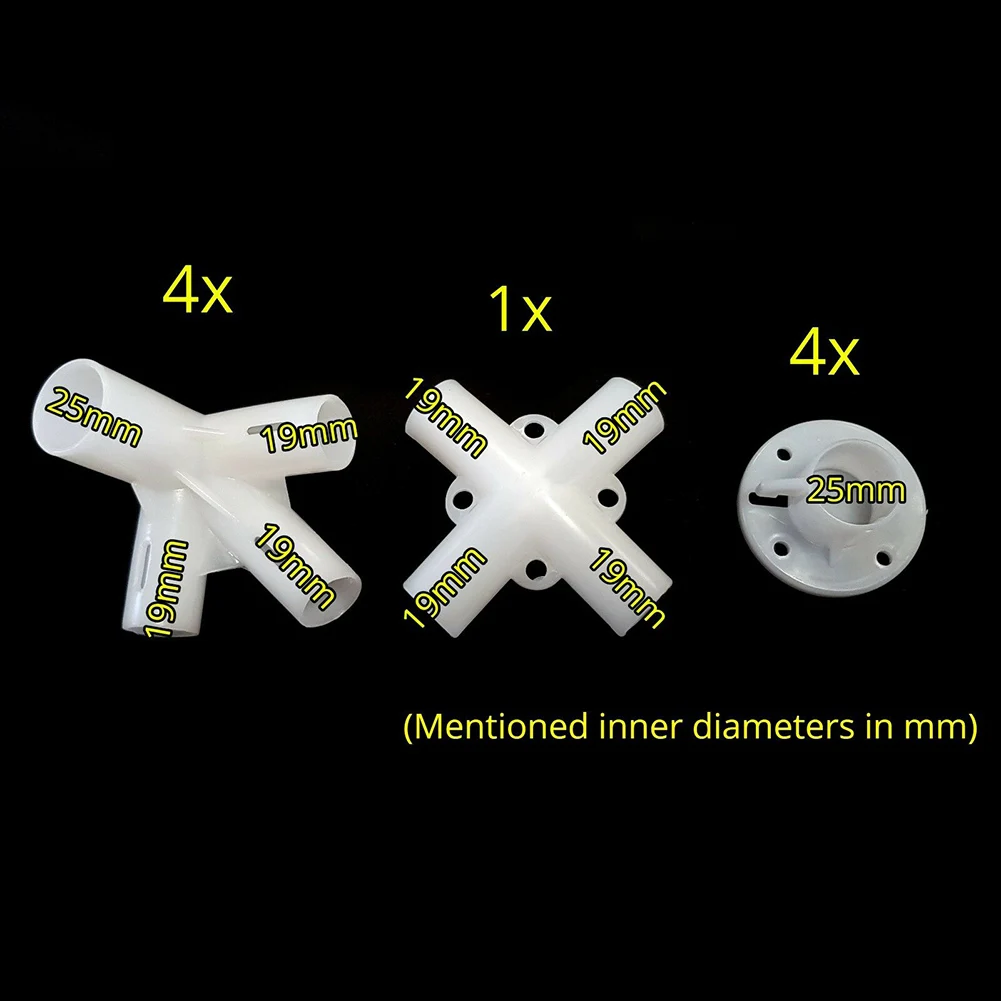 Spare Parts For 3x3m Gazebo Awning Tent Feet Corner Center Connector 25/19mm Tent Connector Parts Tent Outdoor Camping Accessori