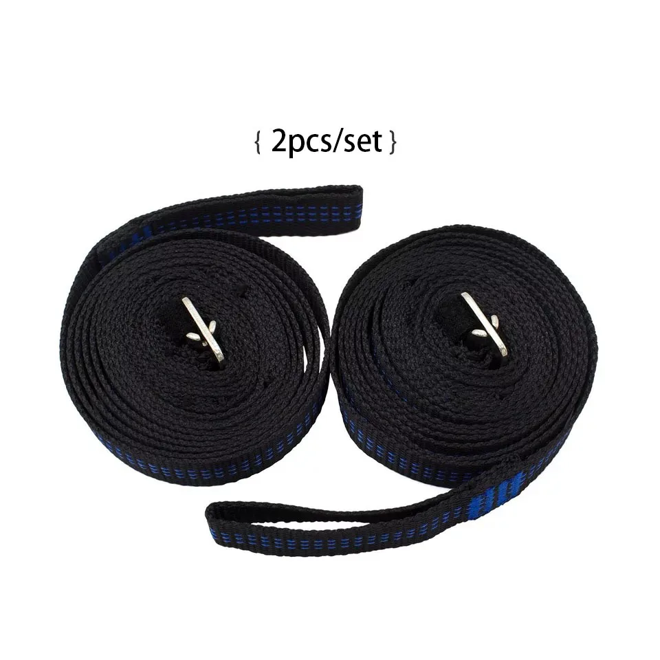 Portable Pair of 300cm Adjustable Outdoor Camping Hammock Hamac Hamaca Hamak Straps Belts Hanging Tree Rope