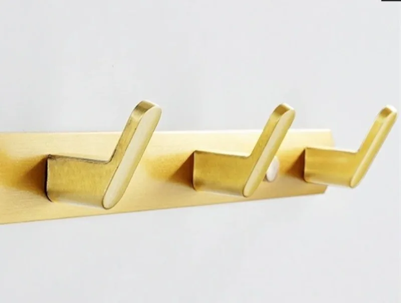 Entrance Coat Racks Hooks Aluminum Clothes Door Back Coat Racks Wall Mounted Hanging Hook Clothing Living Room Home Furniture