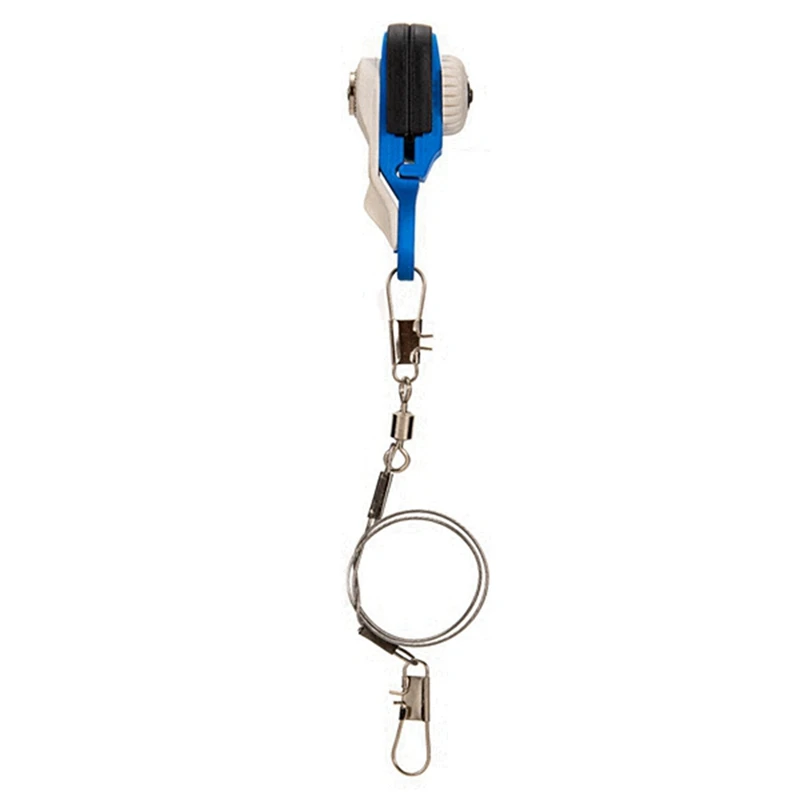 BAAU 4X Kayak Fishing Downrigger Outrigger Trolling Release Clip Adjustable Tension Release Clip 5.5 X 1.7 X 2.6Cm Blue