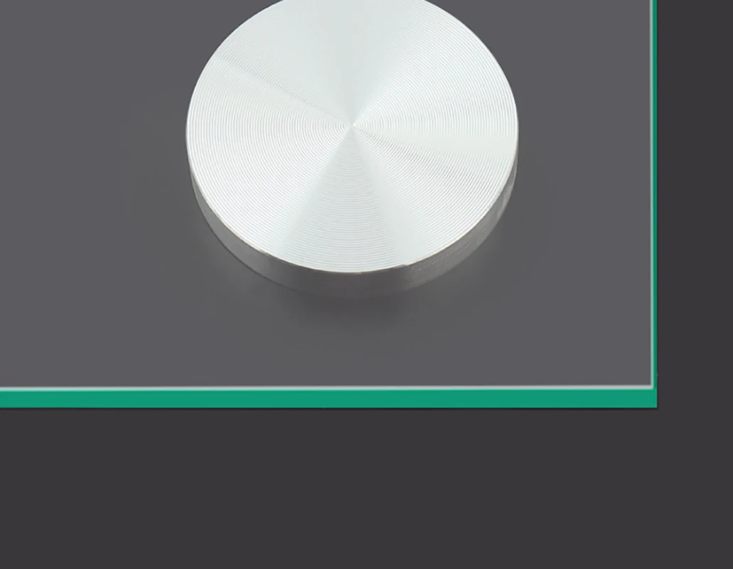 4 Pieces Aluminum Glass Table Top Adapter Circle Metal Block Disc,Suitable For Coffee Tables And Glass Tables