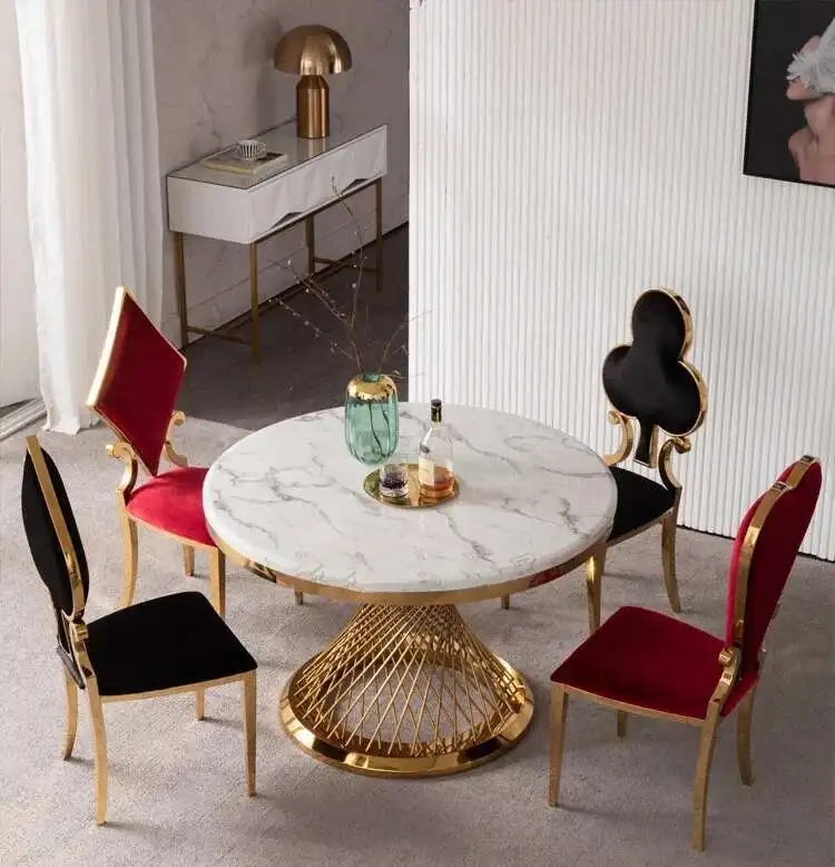 Nordic designer Flannel Dining Chair Minimalist Modern Soft Cushion Poker Dining Chair Home Furniture Custom Dining room Chair C