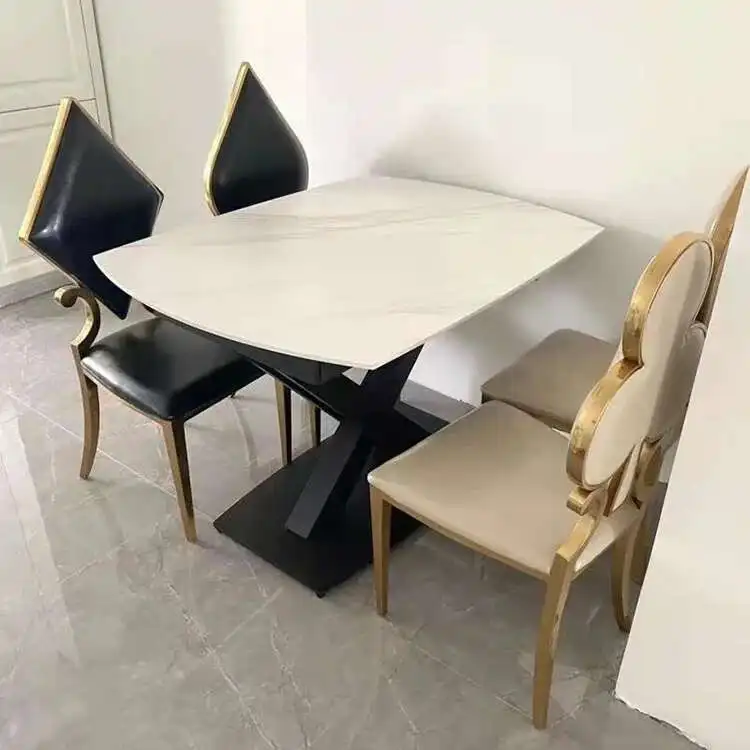 Nordic designer Flannel Dining Chair Minimalist Modern Soft Cushion Poker Dining Chair Home Furniture Custom Dining room Chair C