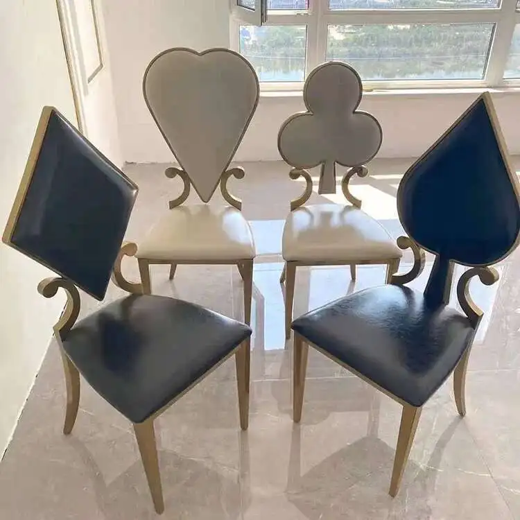Nordic designer Flannel Dining Chair Minimalist Modern Soft Cushion Poker Dining Chair Home Furniture Custom Dining room Chair C