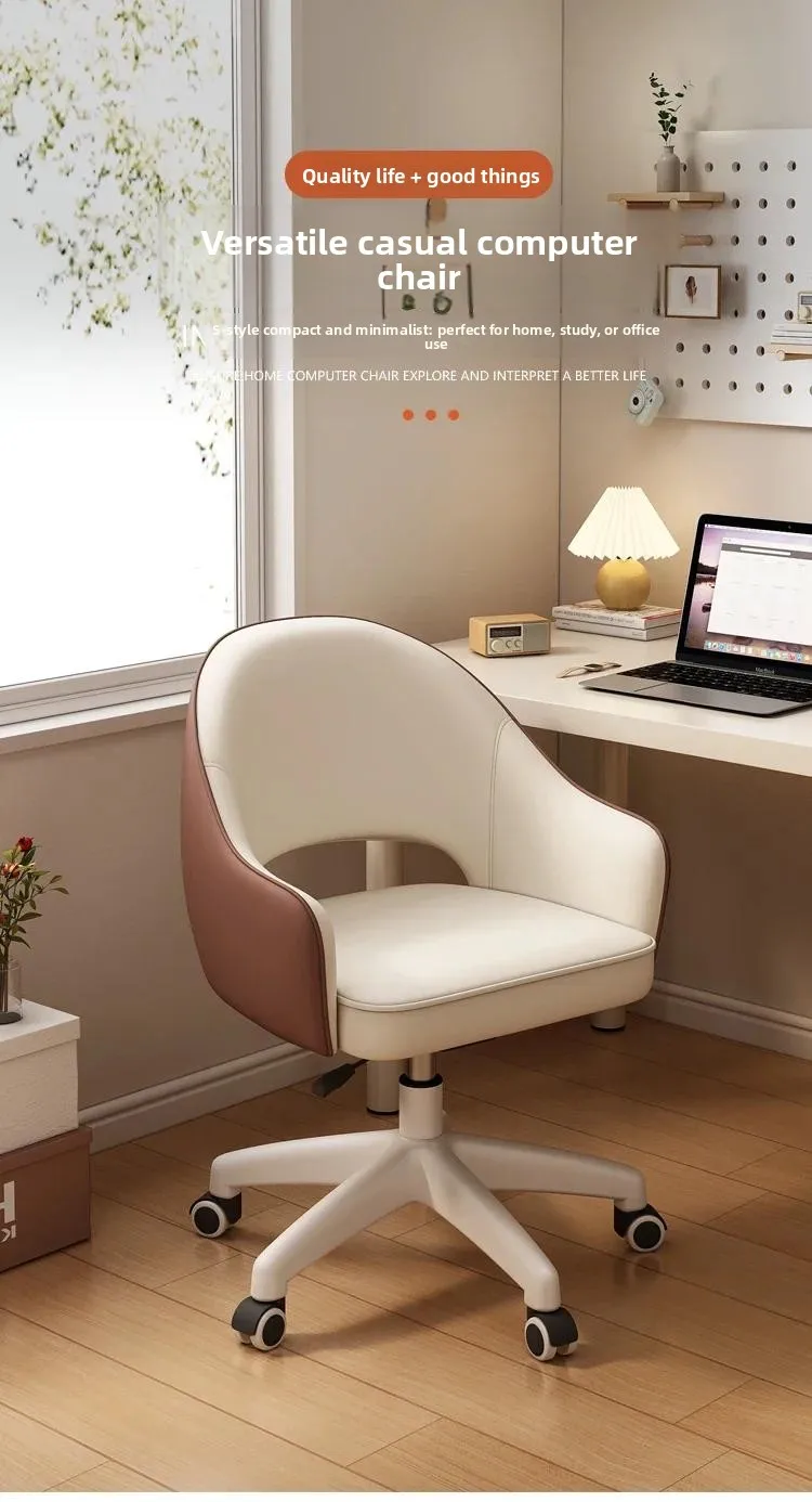 Modern Bedroom Makeup Chair Comfortable Office Manager Chair Sedentary Study Writing Chair Home Boss with Backrest