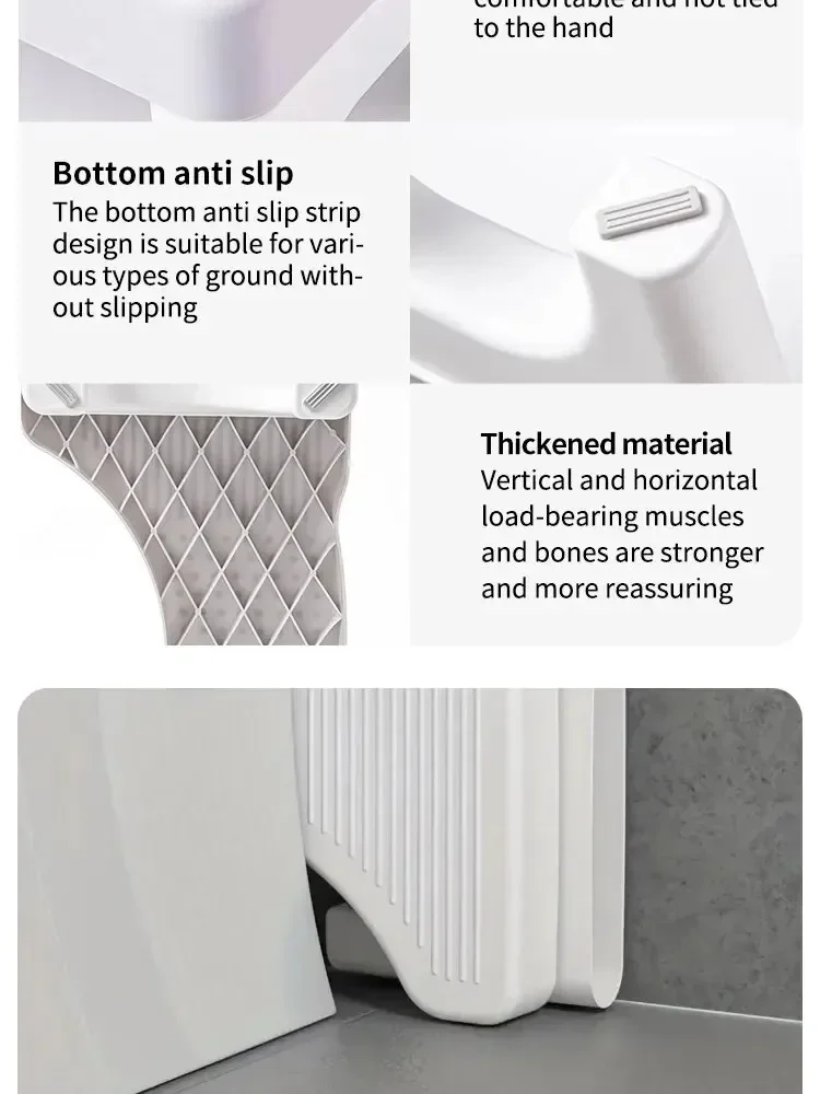 New Bathroom Squatty Potty Toilet Stool for Children Pregnant Woman Seat Elderly Toilet Foot Stand Stool Bathroom Accessories