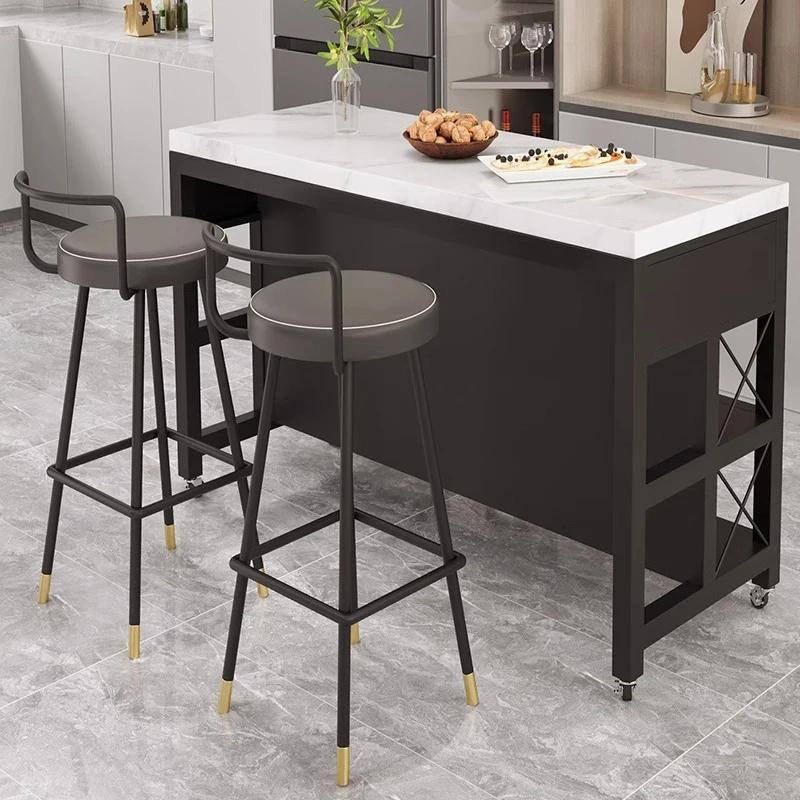 Marble Top Kitchen Island Kitchen Trolley Cart Cabinet Island With Storage Movable