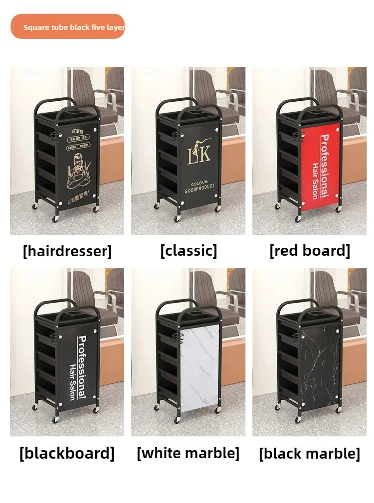 Hairdresser Tool Trolley Cart Rolling Barber Lash and Tattoo Cart for Spa and Salon Use Portable Salon Organizer