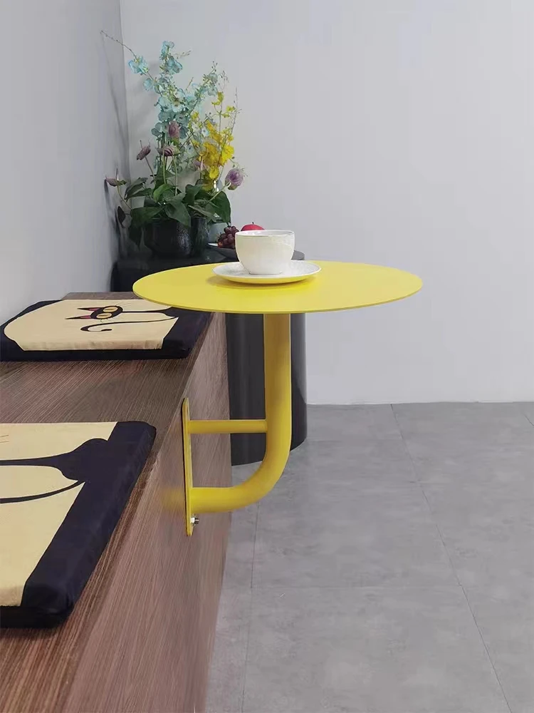 Commercial Internet Celebrity Card Table Wall Hanging Iron Art Milk Tea Shop Coffee Table Baking Dessert Shop Small Round Table