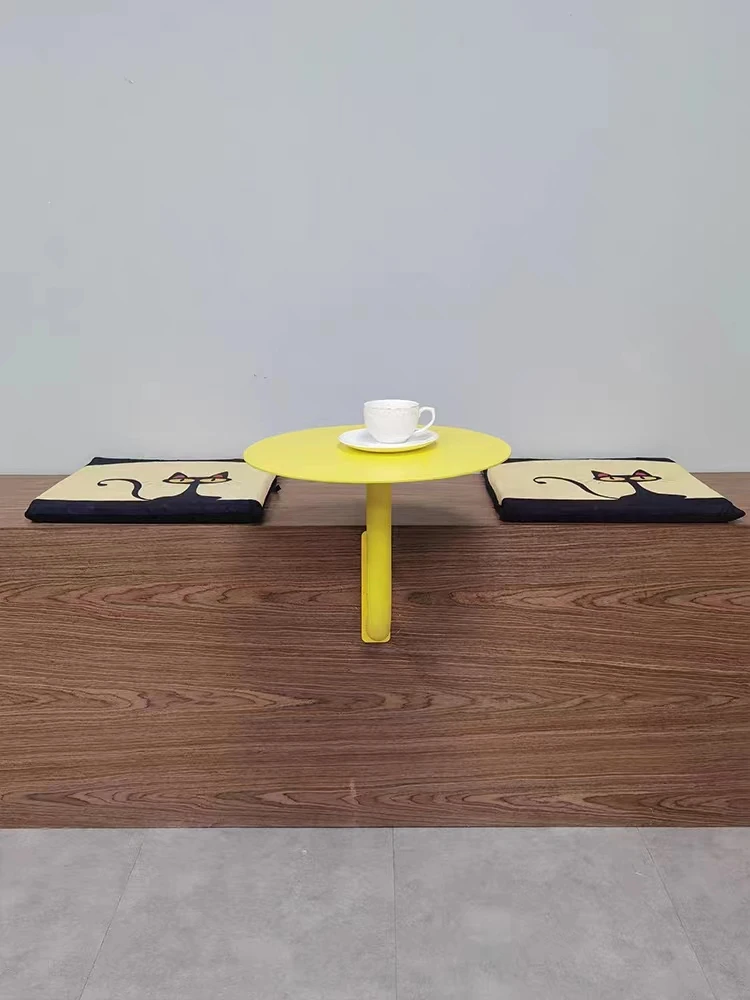 Commercial Internet Celebrity Card Table Wall Hanging Iron Art Milk Tea Shop Coffee Table Baking Dessert Shop Small Round Table