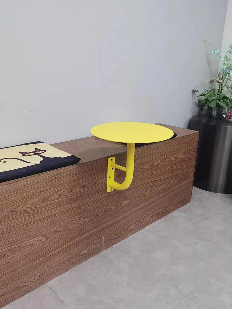 Commercial Internet Celebrity Card Table Wall Hanging Iron Art Milk Tea Shop Coffee Table Baking Dessert Shop Small Round Table