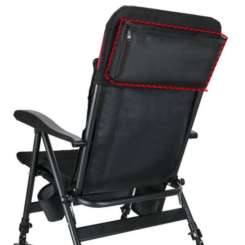 New Foldable Fishing Chair Beach Chairs Outdoor Adjustable Backrest Recliner Aluminum Alloy Picnic Portable Camping Chair Seat