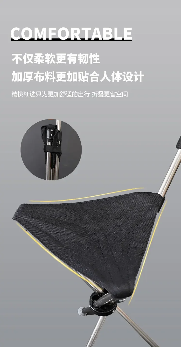 Outdoor Foldable Crutch Chair Elderly Walking Aid Crutch Stool Wholesale Lightweight Mountaineering Cane Walking Stick Stool