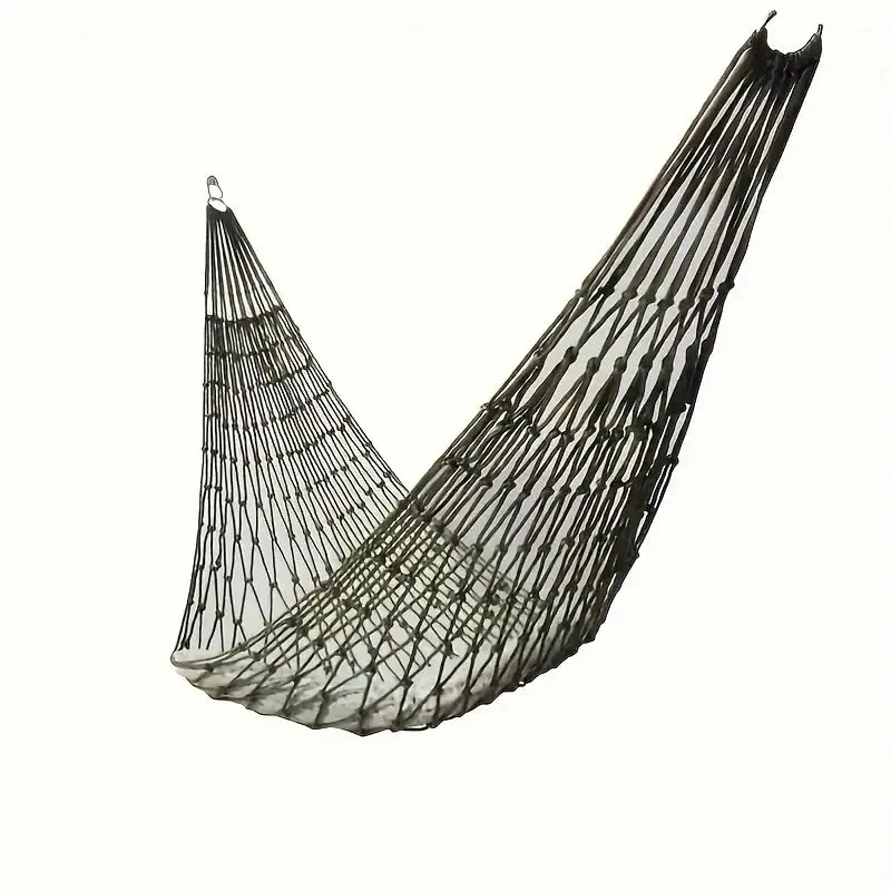 Travel Hammock,Camping Hammock, Outdoor Sport Hammock Army Green Net Mesh Nylon Sleeping Bed