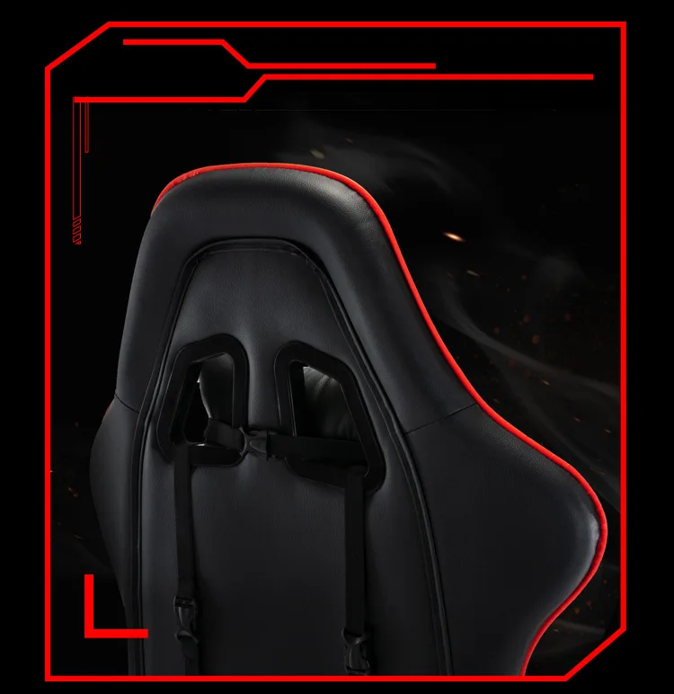 UVR Girls Computer Chair Home Office Chair Ergonomic Backrest Sponge Cushion with Footrest Professional Computer Game Chair
