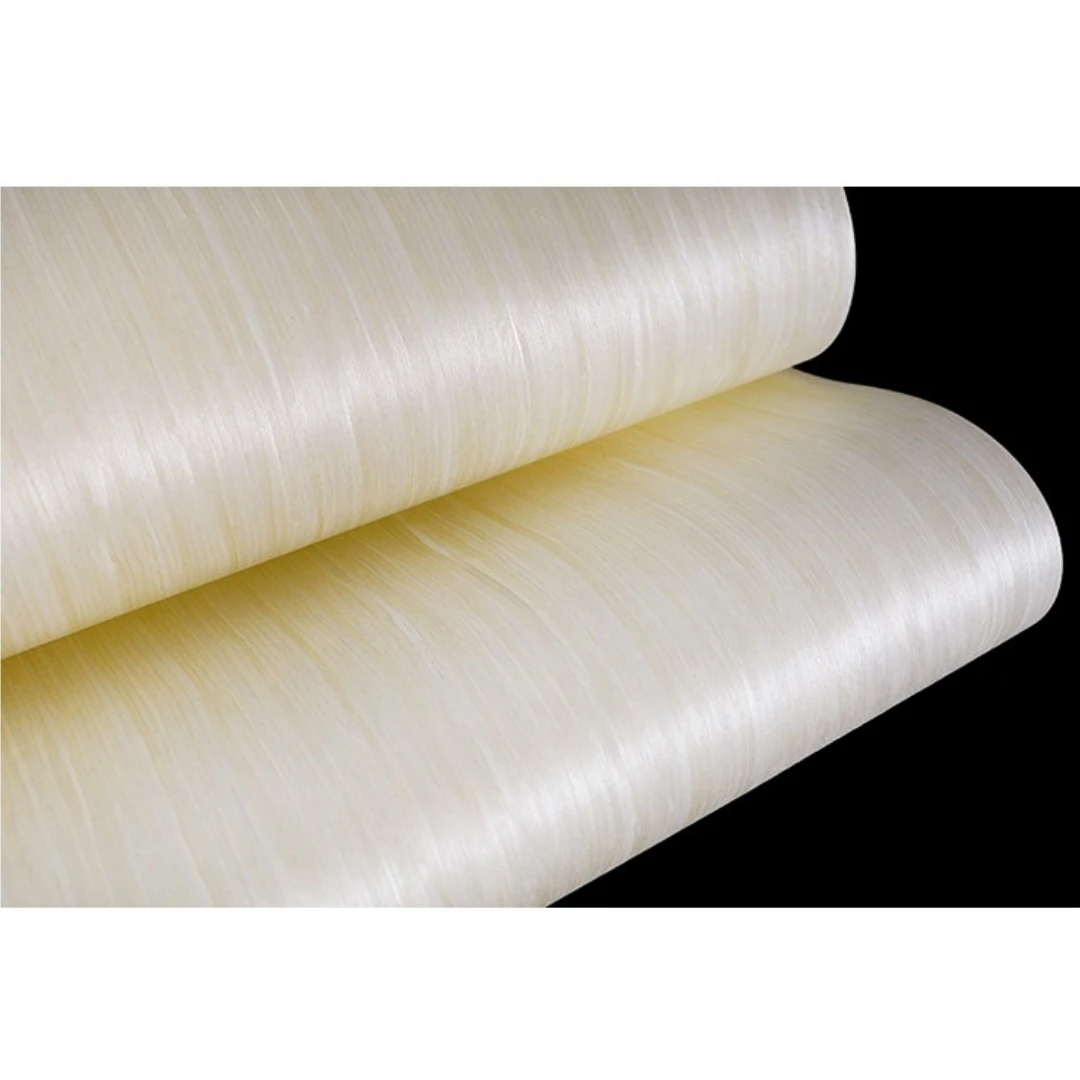 58x250cm Maple Grain Engineered Wood Veneer - Crown & Straight Grain Wood Sheets for Furniture Renovation Wall Paneling
