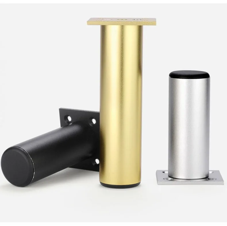 4pcs 6-30cm Aluminum Alloy Furniture Legs Metal Adjustable Legs, for Cabinet Table Legs Sofa Feet Furniture Replacement Foot
