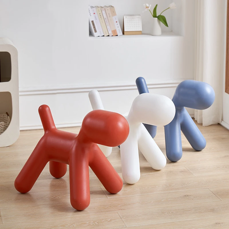 Cartoon Stools Plastic Footstool Removable Shoe Changing Stool Portable Interior Small Furniture for Home,Chairs Toy