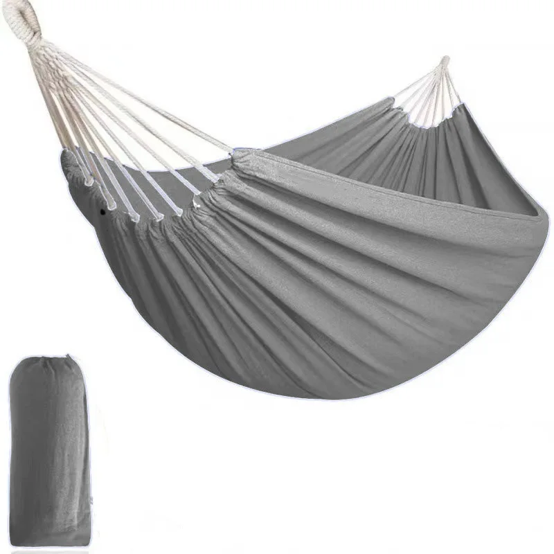 Heavy-Duty Portable Swing for Beach Backyard Photography Extra Wide Two-Person Outdoor Hammock with Hanging Ropes