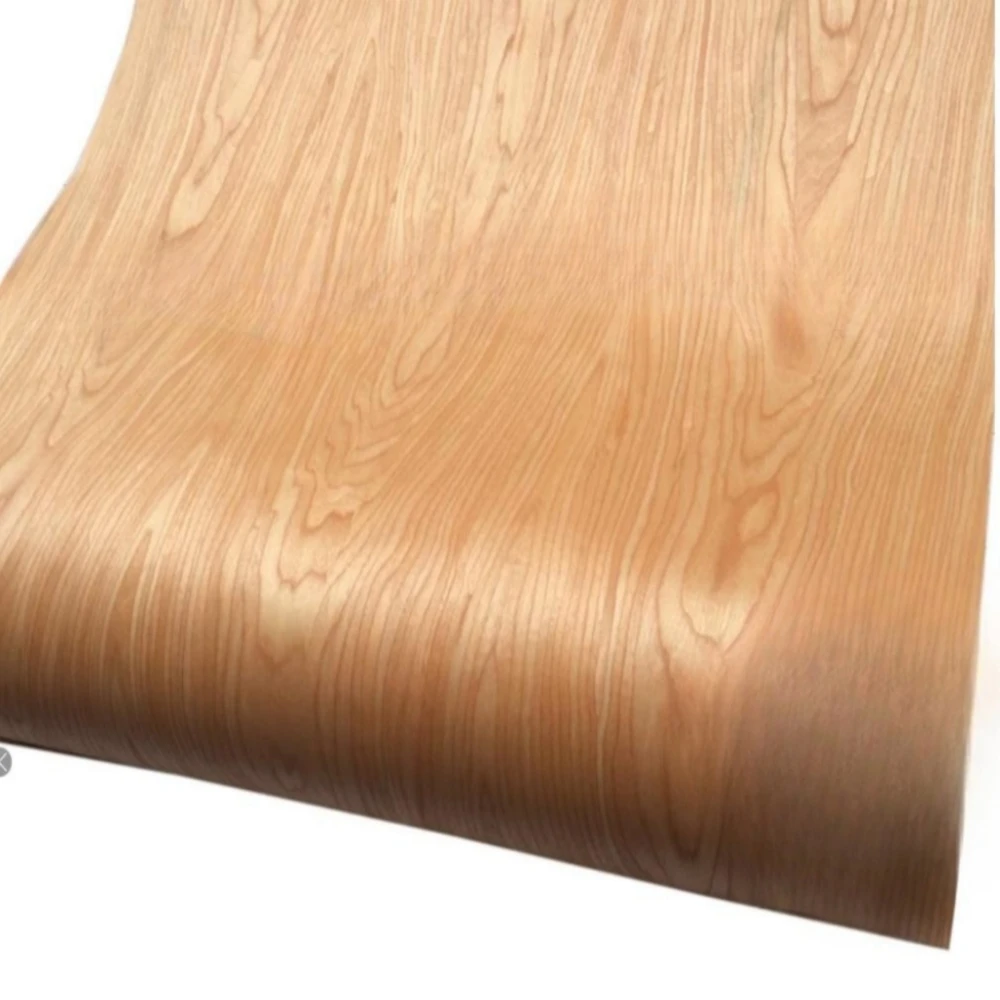 1 Roll Natural Cherry Wood Veneer For Audio Furniture Chair Thin Handmade DIY Decorative Panel Skin Speaker Renovation