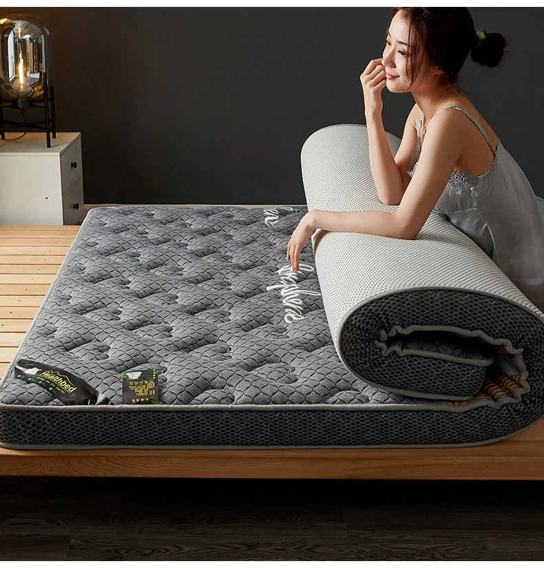 Super Soft Latex Mattresses Sponge Slow Rebound Tatami Mat Family Bedspread Twin King Queen Full Size Student Dormitory Mattress