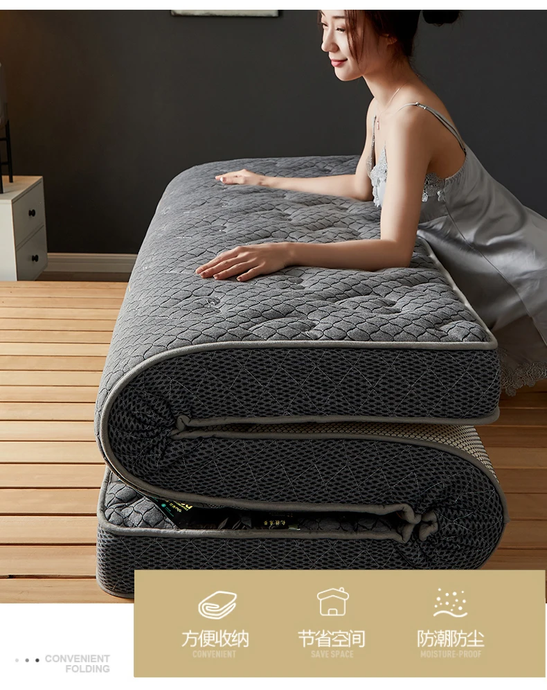 Super Soft Latex Mattresses Sponge Slow Rebound Tatami Mat Family Bedspread Twin King Queen Full Size Student Dormitory Mattress